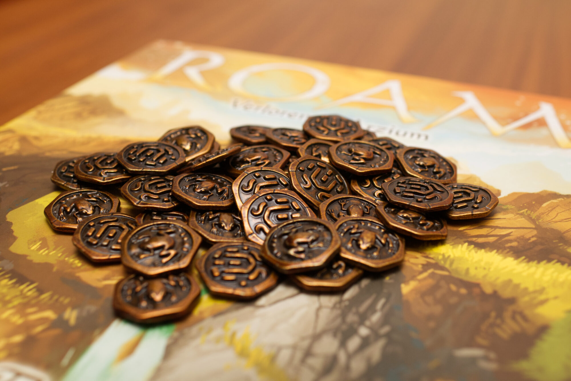 Roam metal coins