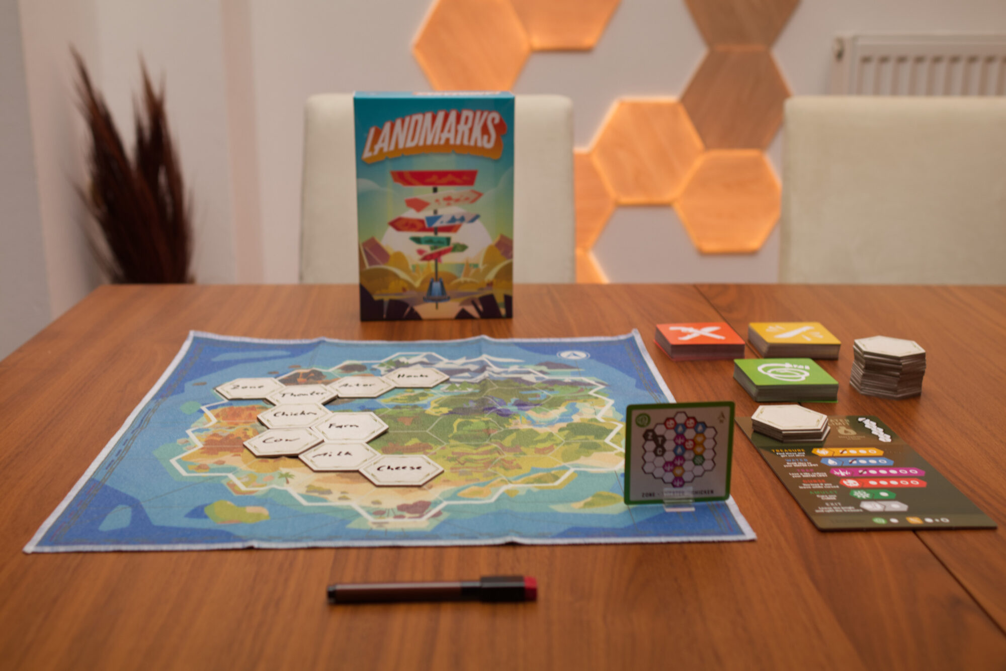 Landmarks board game