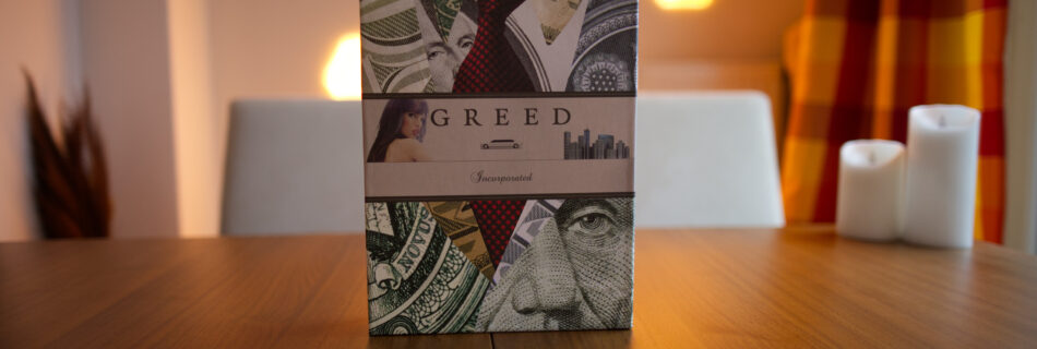 Greed Incorporated board game box