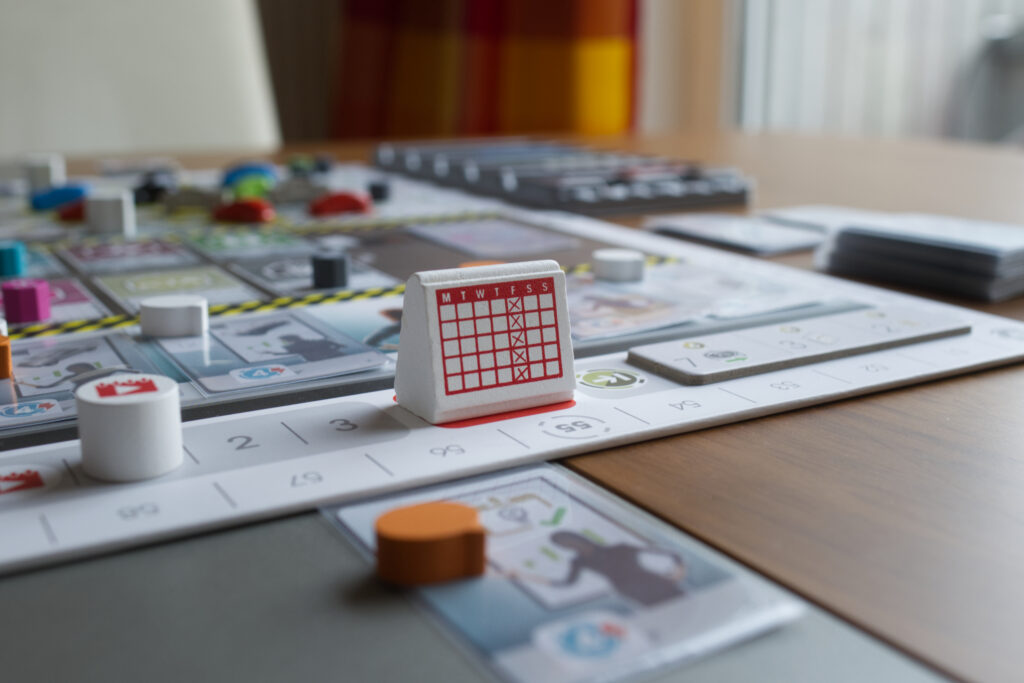 Meeting marker of board game Kanban EV