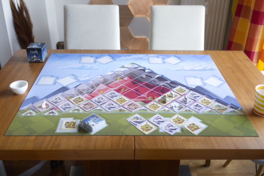 Custom playmat for Tranquility the Ascent on table