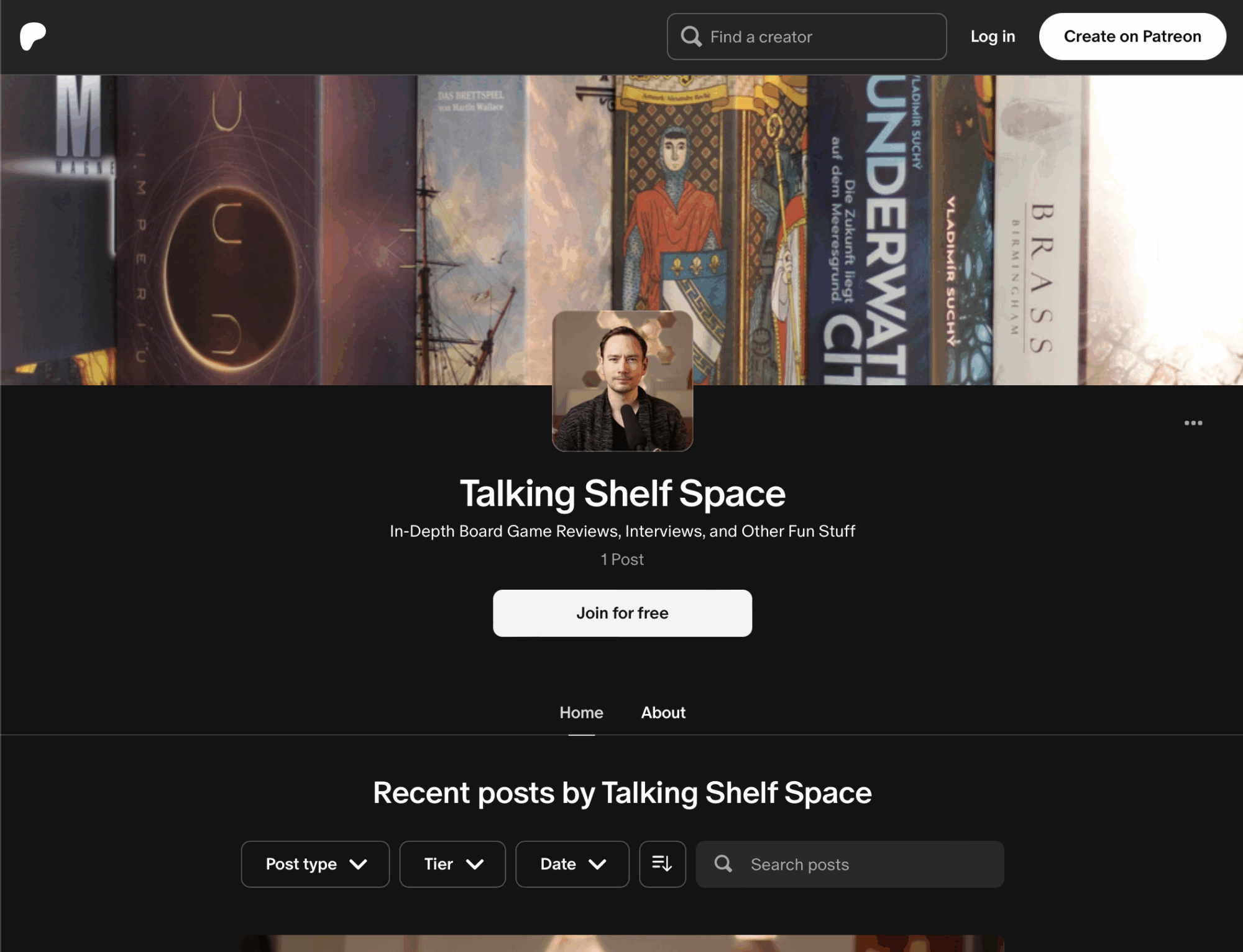 Talking Shelf Space patreon