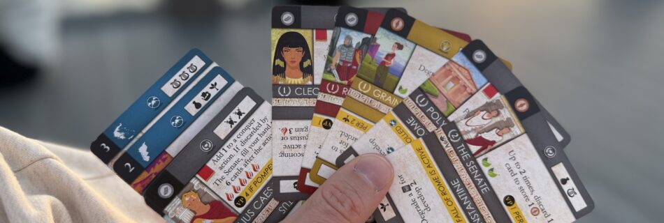 Behold: Rome card hand